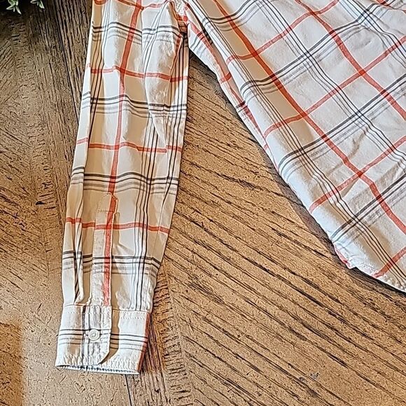 Plaid button down shirt size S Banana Republic cotton - Picture 6 of 9